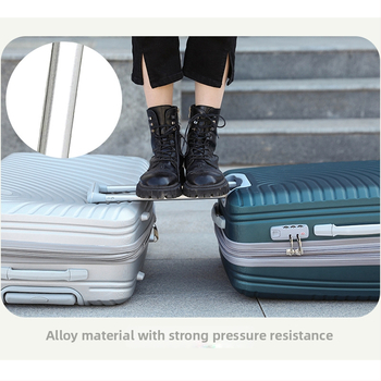 Eston 8342/03 βαλίτσα ταξιδιού, ABS-PC υλικό, κλείσιμο με φερμουάρ, επεκτάσιμη, αδιάβροχη, αντικλοπής, με τροχούς για όλες τις κατευθύνσεις