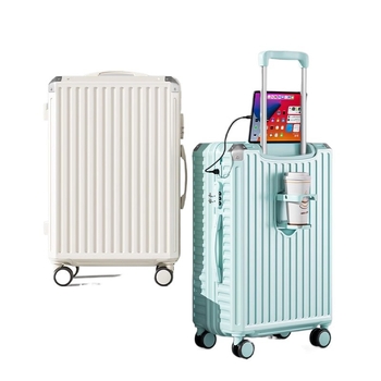 Βαλίτσα ταξιδιού με 360° ρόδες, άνοιγμα με φερμουάρ, πολυεστερικό περίβλημα, επένδυση ABS+PC και επεκτάσιμο σχέδιο