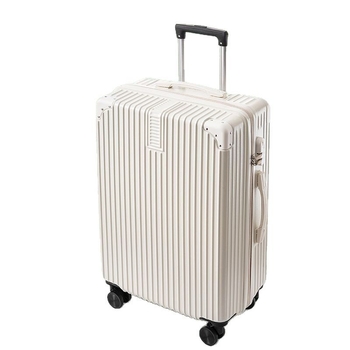 Unisex βαλίτσα ταξιδιού με ρετρό κορεατικό στυλ, επέκταση, κλειδαριά με κωδικό, ABS+PC υλικό, περιστρεφόμενοι τροχοί, επένδυση πολυεστέρα, άνοιξη 2025, κατάλληλη για οικογενειακή χρήση