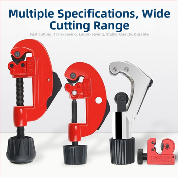 Rokas cauruļu griezējs no nerūsējoša tērauda, rotējošs metāla caurulēm griezējs, ātrs griešanas instruments