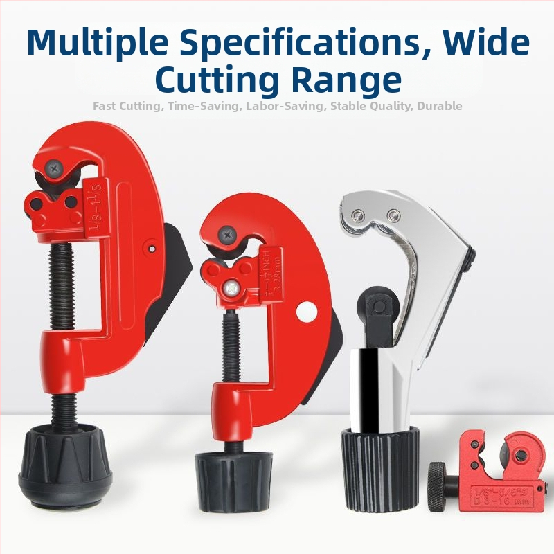 Ръчен резач за тръби от неръждаема стомана, въртящ се резач за метални тръби, инструмент за бързо рязане