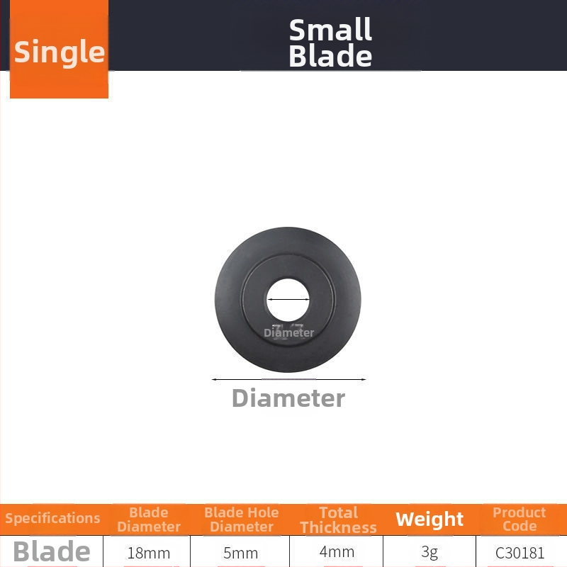 Rokas cauruļu griezējs no nerūsējoša tērauda, rotējošs metāla caurulēm griezējs, ātrs griešanas instruments