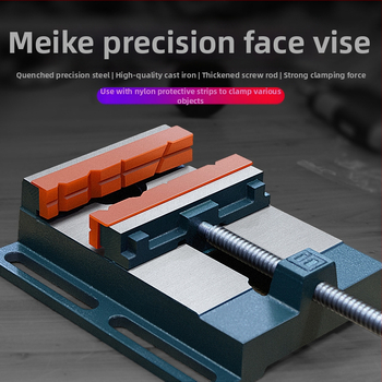 MYTEC/Meike αντιμαγνητικό, αμερικανικού στιλ, με επίπεδες σιαγόνες – bench vise με εξάρτημα διάτρησης για ακριβή οικιακή εργασία