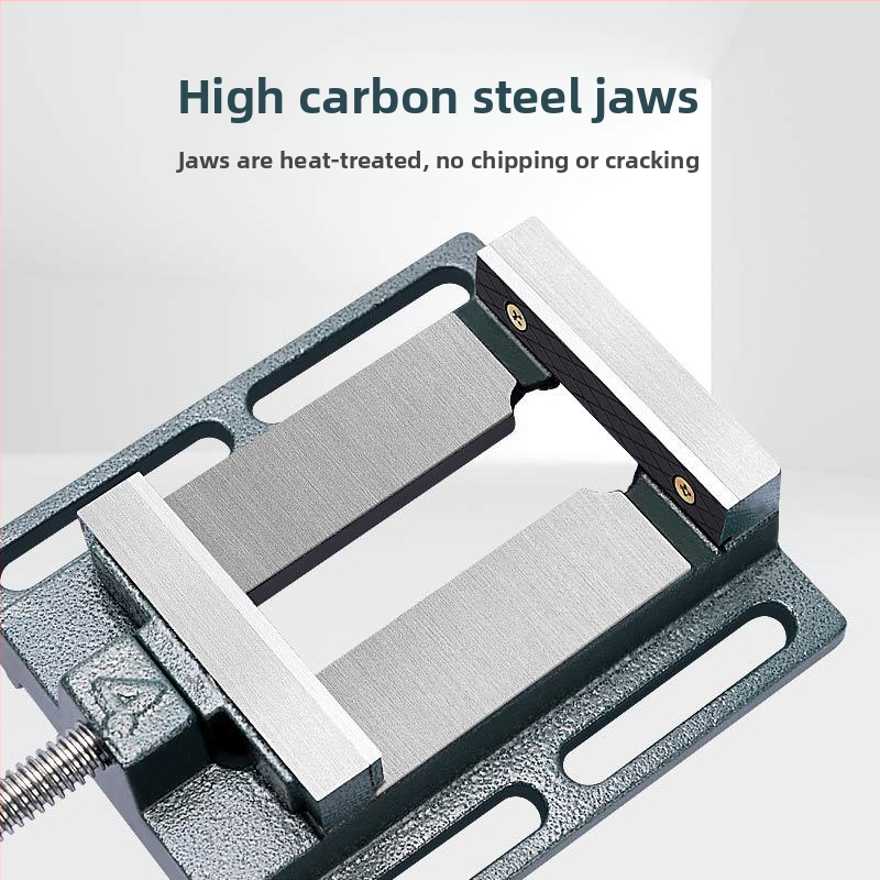 MYTEC/Meike αντιμαγνητικό, αμερικανικού στιλ, με επίπεδες σιαγόνες – bench vise με εξάρτημα διάτρησης για ακριβή οικιακή εργασία