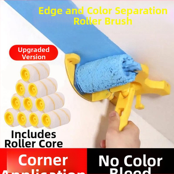 Ρολό-εργαλείο διαχωρισμού χρωμάτων για λατεξ βαφή — για εσωτερικούς τοίχους, διαχωρισμό γωνιών, περιγράμμιση (χειμώνας 2022)