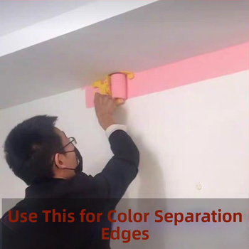 Ρολό-εργαλείο διαχωρισμού χρωμάτων για λατεξ βαφή — για εσωτερικούς τοίχους, διαχωρισμό γωνιών, περιγράμμιση (χειμώνας 2022)