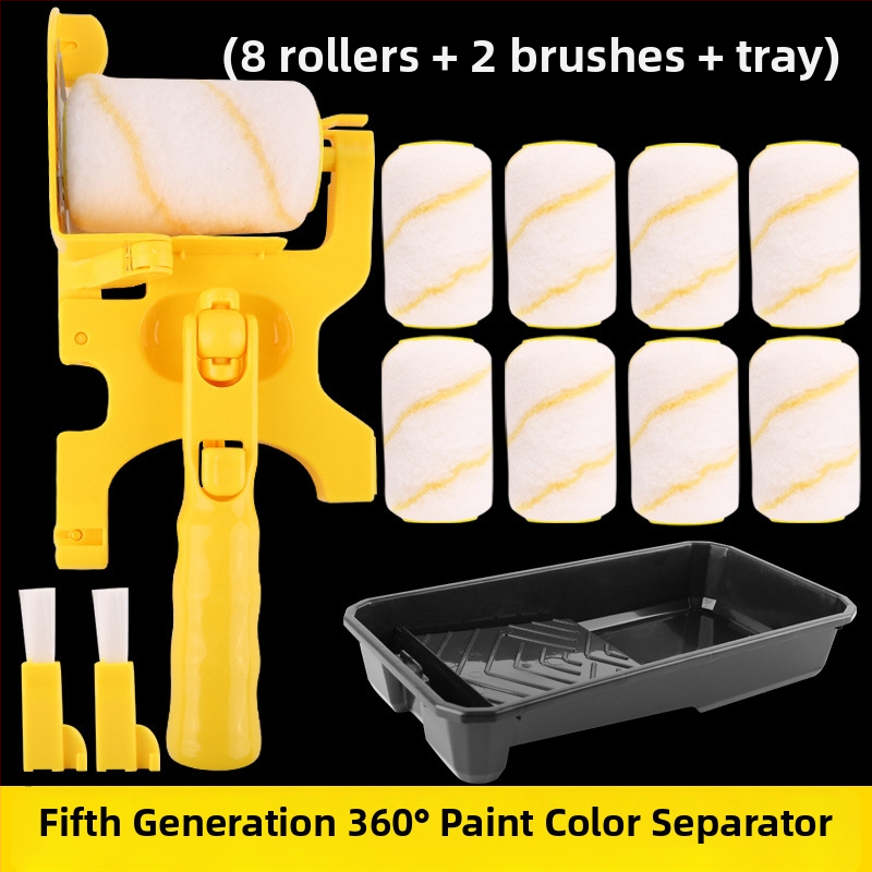 Ρολό-εργαλείο διαχωρισμού χρωμάτων για λατεξ βαφή — για εσωτερικούς τοίχους, διαχωρισμό γωνιών, περιγράμμιση (χειμώνας 2022)