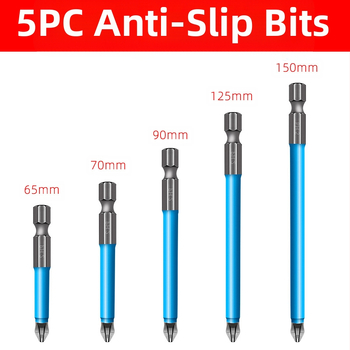 Σετ μπιτ με σταυροειδή κεφαλή και αντιολισθητική λειτουργία για οικιακή χρήση — κράμα ατσάλι