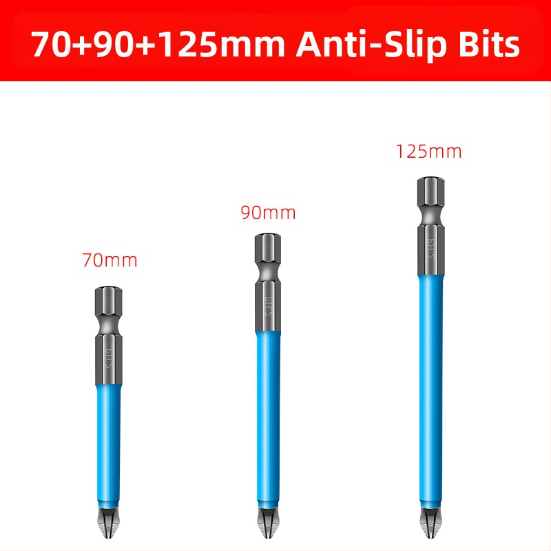 Σετ μπιτ με σταυροειδή κεφαλή και αντιολισθητική λειτουργία για οικιακή χρήση — κράμα ατσάλι