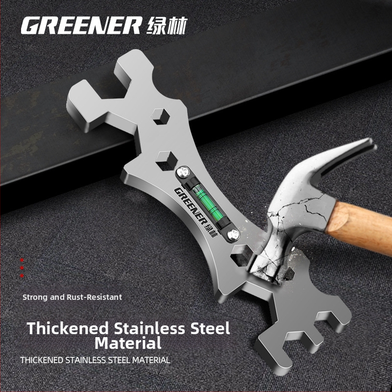 Greener многофункционален ключ за баня и душ – неръждаема стомана