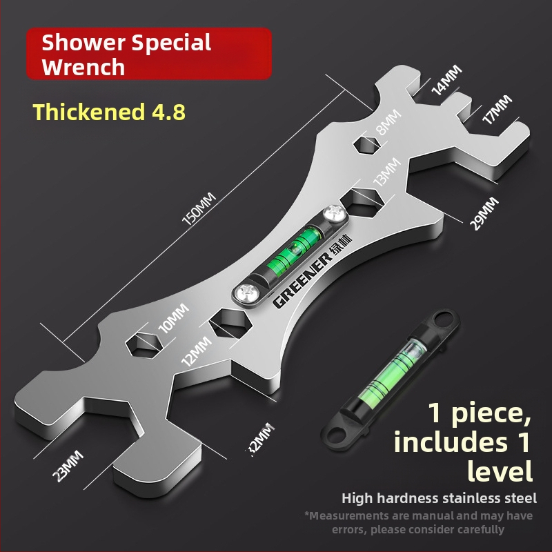 Greener πολυλειτουργικό κλειδί για μπάνιο και ντους – ανοξείδωτο ατσάλι