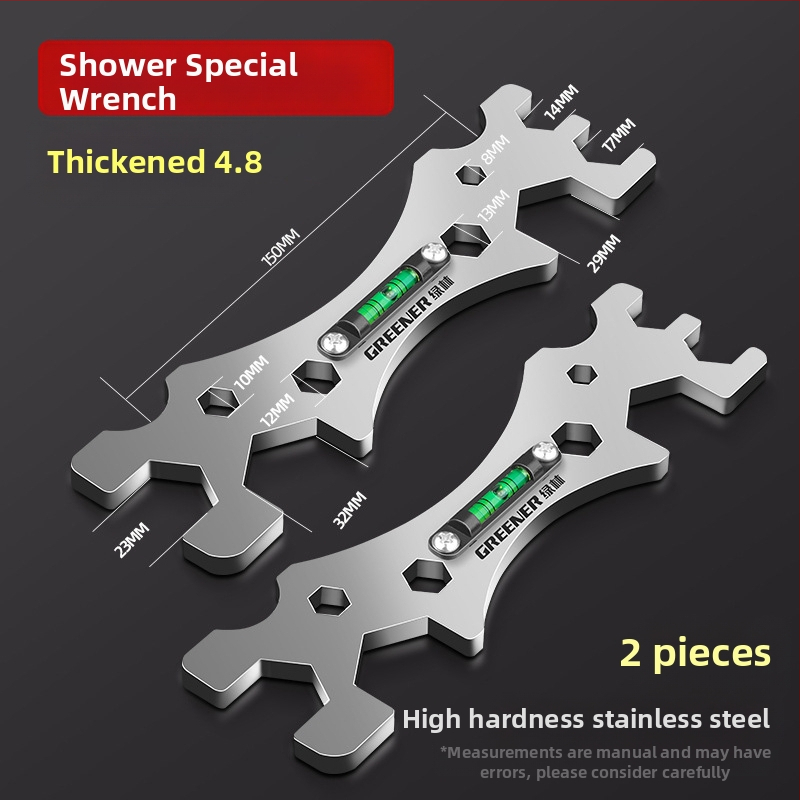 Greener πολυλειτουργικό κλειδί για μπάνιο και ντους – ανοξείδωτο ατσάλι