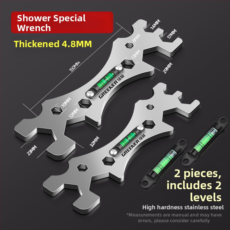 Greener πολυλειτουργικό κλειδί για μπάνιο και ντους – ανοξείδωτο ατσάλι