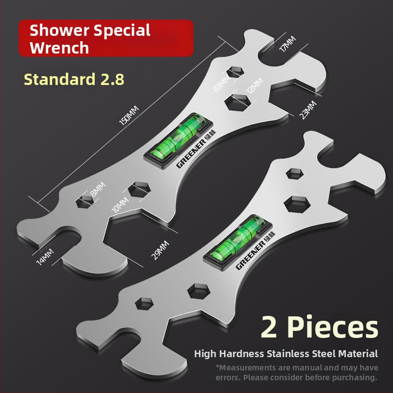 Greener πολυλειτουργικό κλειδί για μπάνιο και ντους – ανοξείδωτο ατσάλι