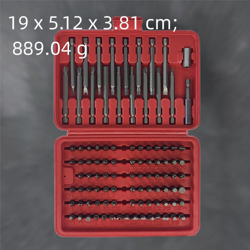 Σετ bit κατσαβιδιού - Υλικό S2, 32 τεμάχια, περιλαμβάνει επίπεδο, σταυρό, Pozidriv, εξάγωνο, ασφαλισμένο Torx, άξονας γρήγορης απόσπασης