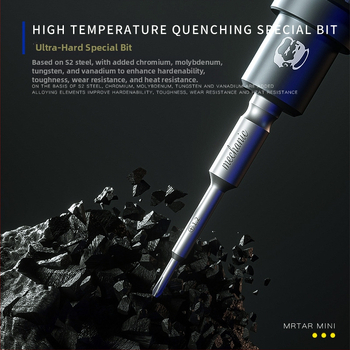 Repair Man Μαγνητικό σετ κατσαβιδιών για επισκευές κινητών τηλεφώνων, από ανθρακούχο χάλυβα, με κεφαλή σταυροειδή, για αποσυναρμολόγηση του πίσω καλύμματος iPhone