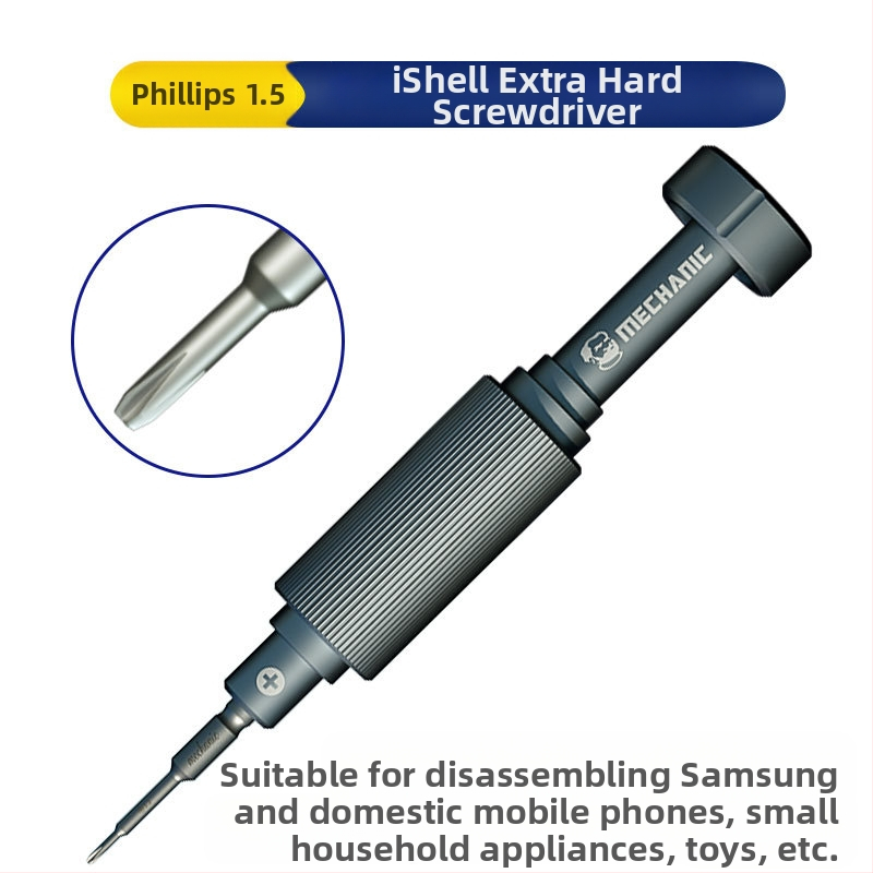 Repair Man Μαγνητικό σετ κατσαβιδιών για επισκευές κινητών τηλεφώνων, από ανθρακούχο χάλυβα, με κεφαλή σταυροειδή, για αποσυναρμολόγηση του πίσω καλύμματος iPhone