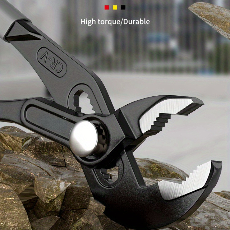 Reguliuojamos vandens vamzdžių replės, daugiafunkcinės, namų naudai, didelis atidarymas, svoris 210/360/480 g