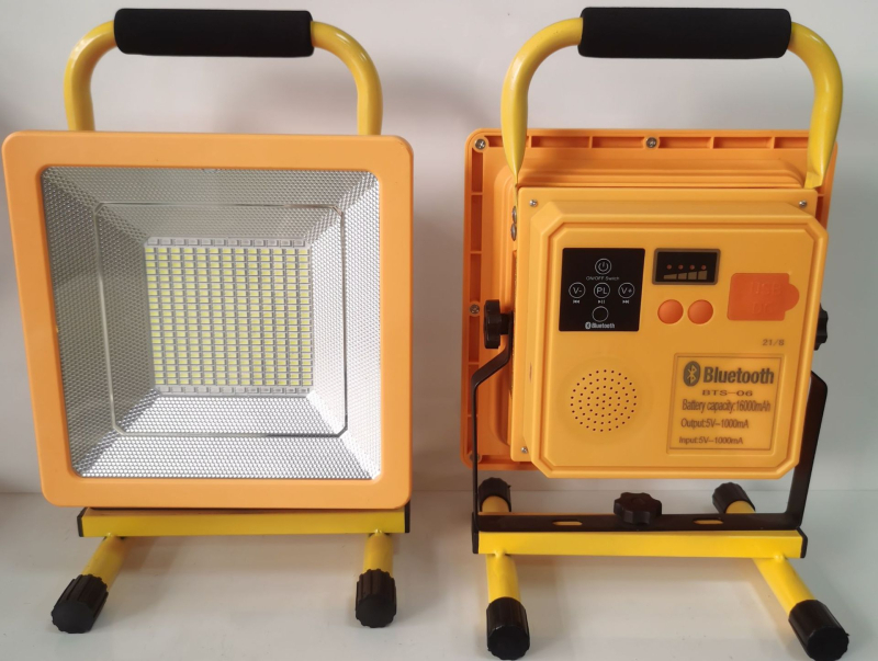 Φως έκτακτης ανάγκης για κατασκήνωση με αναδιπλούμενο σχέδιο σακιδίου, 50-300W, 48 LED, IP54