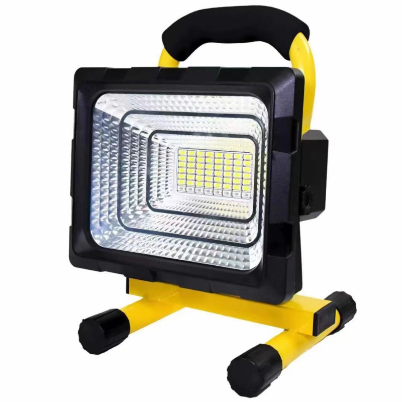 Φως έκτακτης ανάγκης για κατασκήνωση με αναδιπλούμενο σχέδιο σακιδίου, 50-300W, 48 LED, IP54