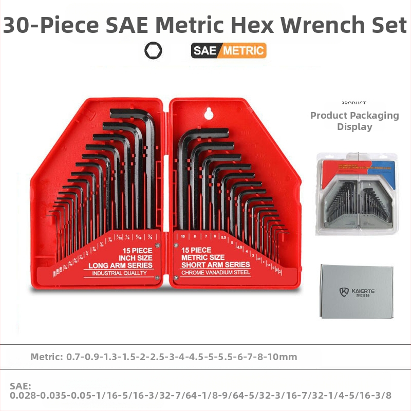 Комплект вътрешни шестостенни ключове, Л-образни, Celtic, материал 40Cr