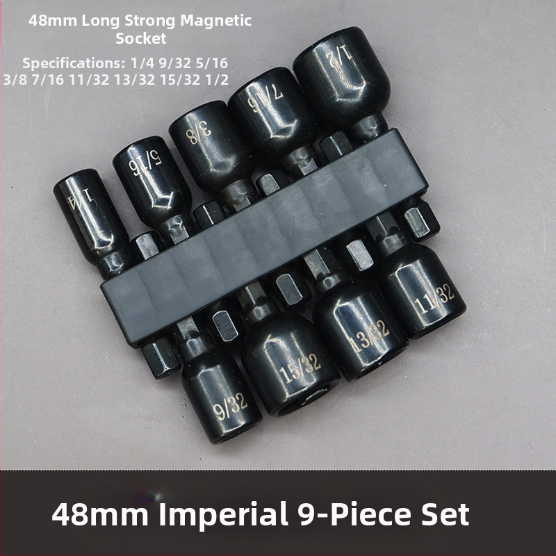 Σετ με εξάγωνο άξονα και κεφαλές υποδοχής για ηλεκτρικό τρυπάνι και κατσαβίδι, χάλυβας άνθρακας, 9/14 τεμάχια, οικιακή χρήση και επισκευές μηχανών