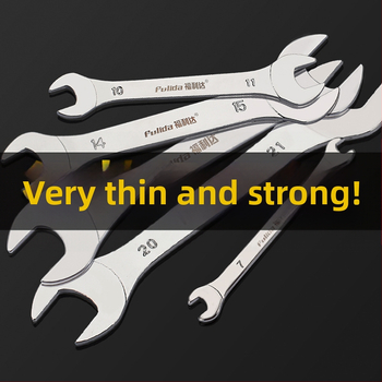 Labai plonas dviejų funkcijų veržlė su plonu atidarytu kraštu, metrinis standartas, ilgoji serija, įrankis iš aukštos anglies plieno