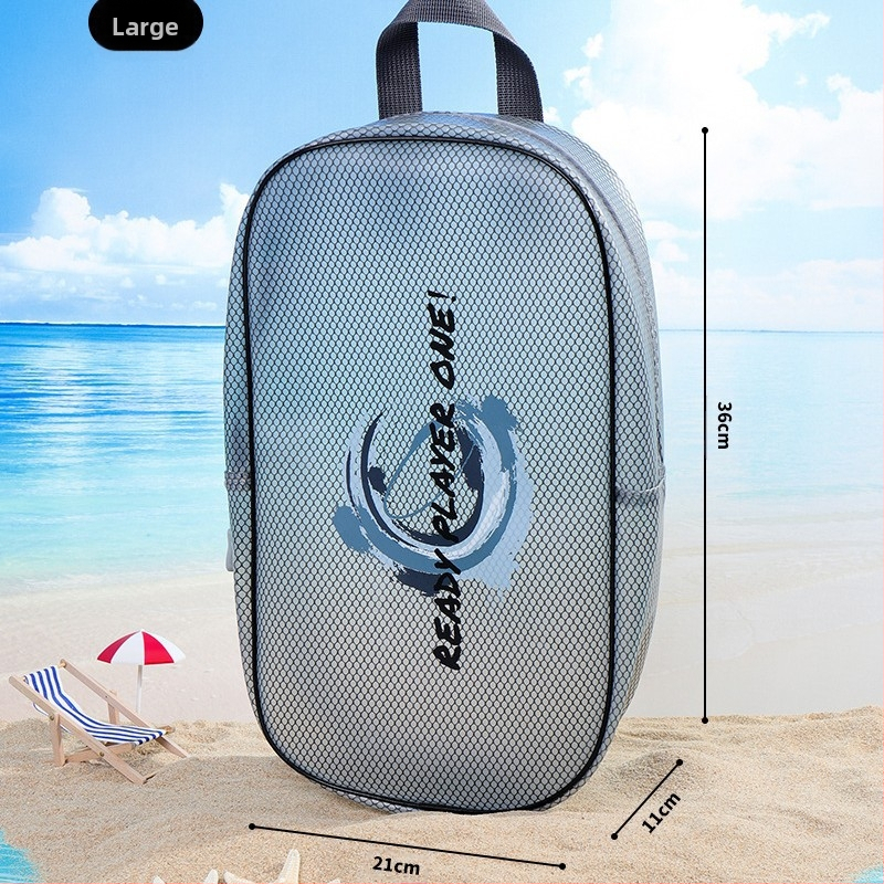 Geantă portabilă pentru baie și înot, cu compartiment uscat-umed, impermeabilă, capacitate mare, multifuncțională