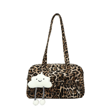 Τσάντα υπό μασχάλη σε στυλ δρόμου, PU υλικό, οριζόντιο τετράγωνο σχήμα, φερμουάρ, εσωτερική θήκη για κινητό