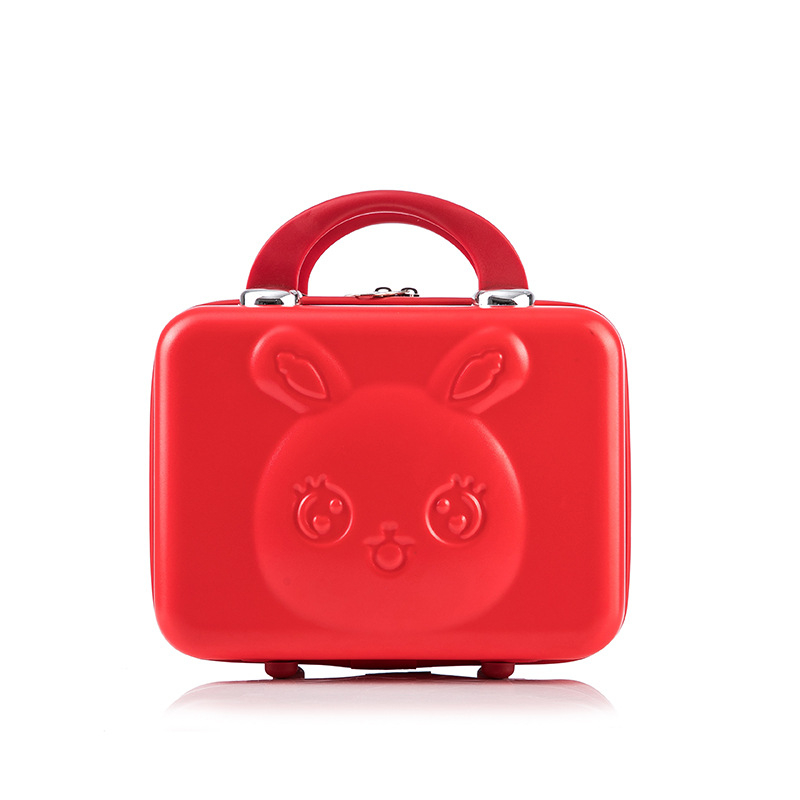 Geantă de cosmetice pentru călătorii cu model anime, material ABS-PC, închidere cu fermoar, impermeabilă, greutate 0,8 kg