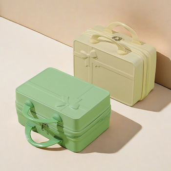 Θήκη καλλυντικών με φερμουάρ, εξωτερικό ABS, επένδυση από πολυεστέρα, ελαφριά 0,7 kg, κατάλληλη για ταξίδια αναψυχής