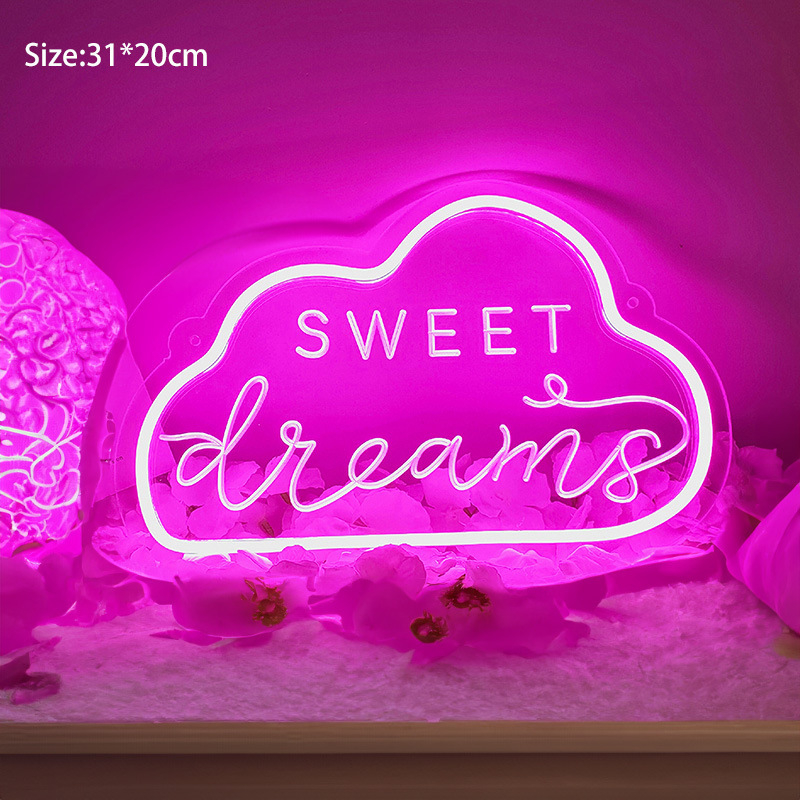 LED neonski znak s 3D graviranjem, E14 utičnica, 200LM, IP55, dimabilan