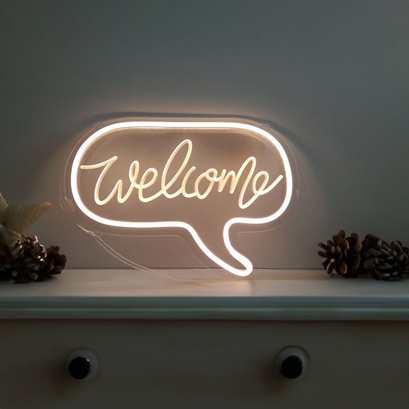 LED neonski znak s 3D graviranjem, E14 utičnica, 200LM, IP55, dimabilan