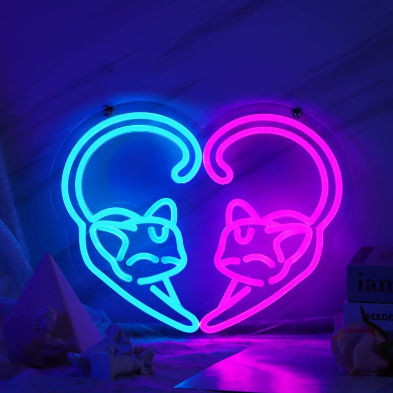 LED neonska svjetlost Neon 02 - podesiva dekorativna zidna svjetiljka 220V