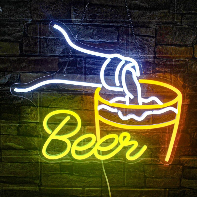 LED neonska svjetlost Neon 02 - podesiva dekorativna zidna svjetiljka 220V