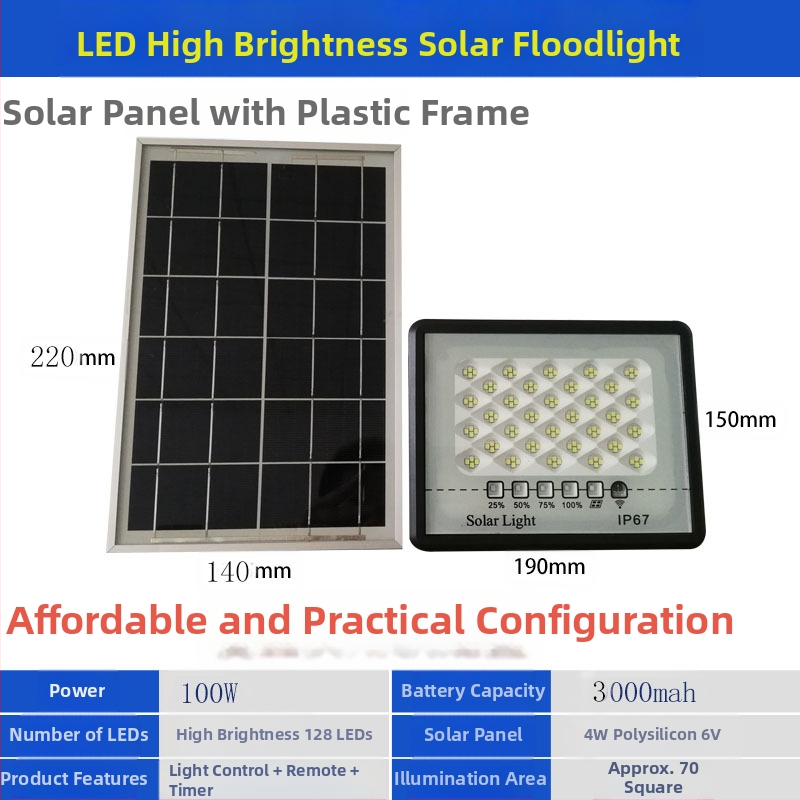 Napelemes csillagos fény IP67, 50W, 6V, távirányító, 6–12 óra üzemidő