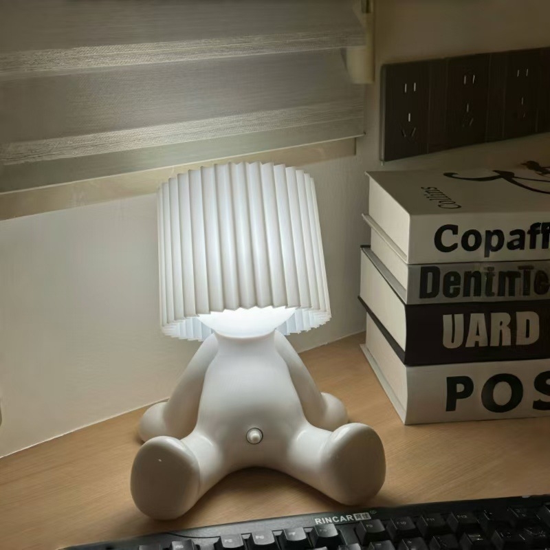 Lampă de noapte pentru masă – stil cartoon, design geometric 3D, 220V alimentare la priză, certificare CE