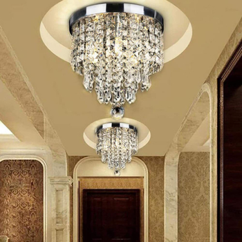 Κρυστάλλινο φωτιστικό οροφής LED, 220V, για 10–15 m², CRI 70–80