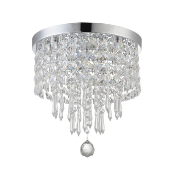 Κρυστάλλινο φωτιστικό οροφής LED, 220V, για 10–15 m², CRI 70–80