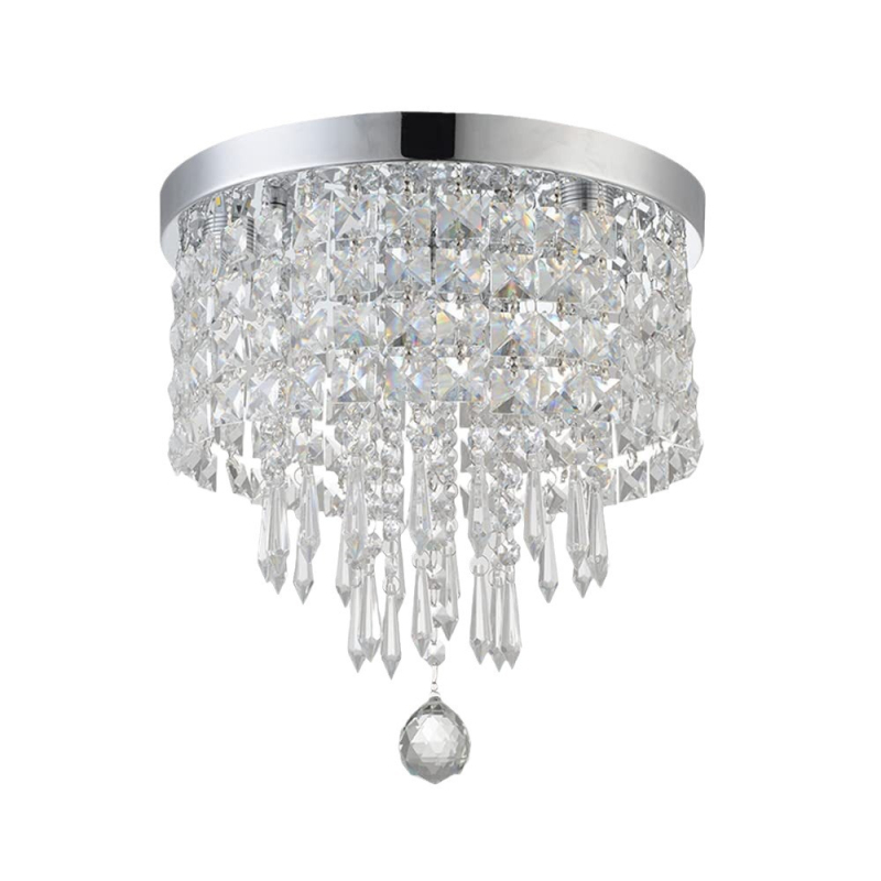 Κρυστάλλινο φωτιστικό οροφής LED, 220V, για 10–15 m², CRI 70–80