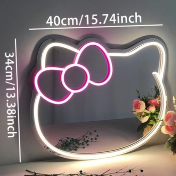 LED неонова лампа, регулируема декоративна лампа с образ на персонаж, акрилова LED фигура, база E14, димируема, до 36V, живот 50000 ч, за интериор