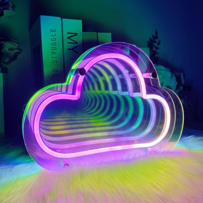 LED neonsko svjetlo, podesiva dekorativna svjetiljka s motivom lika, akrilni LED oblik, baza E14, s mogućnošću prigušivanja, ≤36V, vijek trajanja 50000 h, unutarnja uporaba