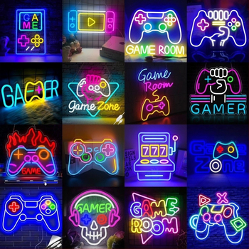 LED контурна светлина за стенна табела за барове и живи музикални заведения, 5V, E14 патрон, димируема, живот на лампата 100000 ч