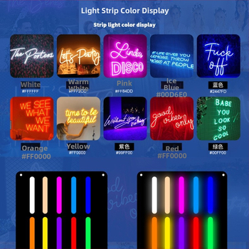 LED контурна светлина за стенна табела за барове и живи музикални заведения, 5V, E14 патрон, димируема, живот на лампата 100000 ч