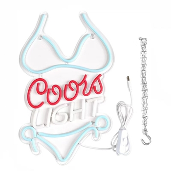 LED контурна светлина за стенна табела за барове и живи музикални заведения, 5V, E14 патрон, димируема, живот на лампата 100000 ч