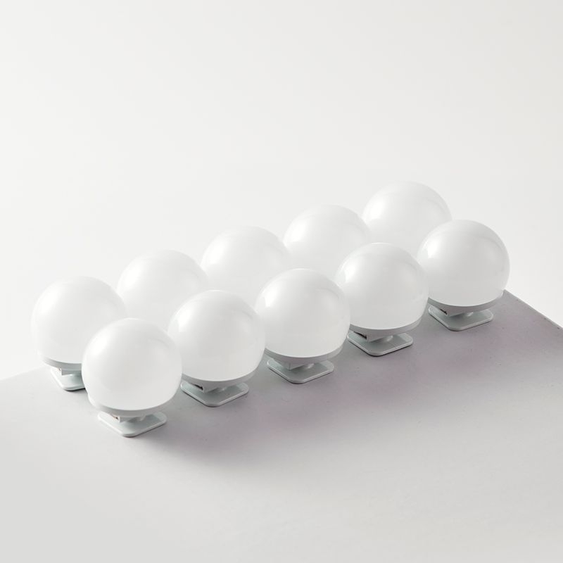 Огледална лампа за грим с LED осветление, преносима за бюро за грим, напрежение ≤36V, бутонен превключвател, CE сертифициран, модел 1-100