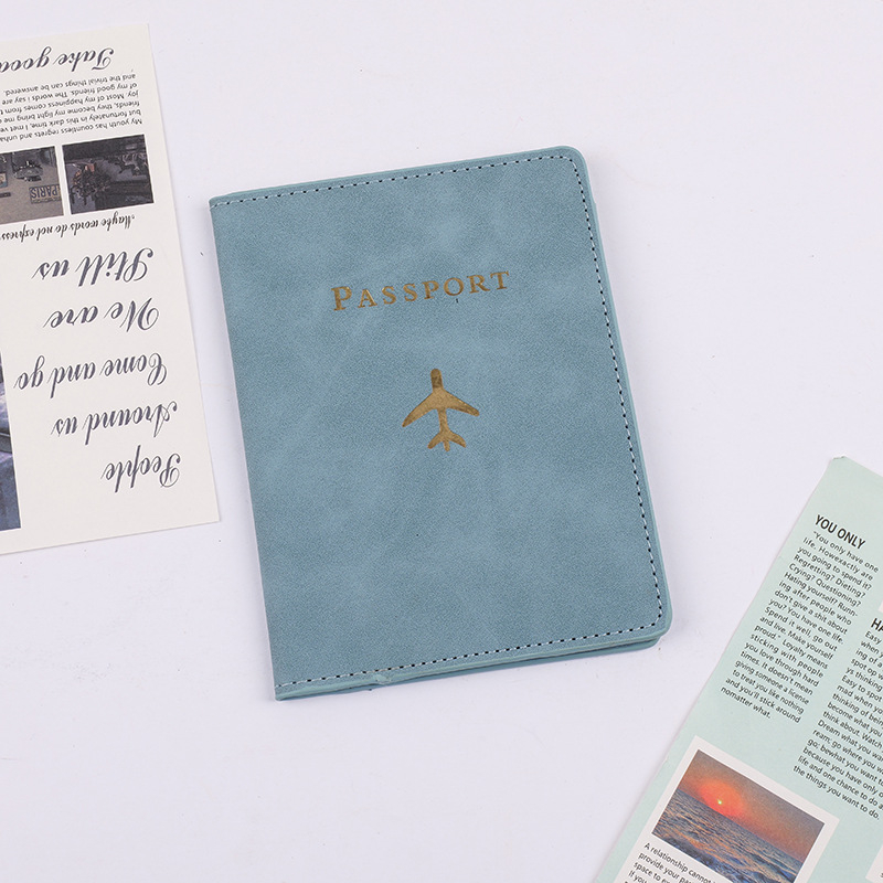 Θήκη Διαβατηρίου PU για έγγραφα - αδιάβροχη, σχέδιο με γράμματα, αστικό στυλ, επένδυση PU