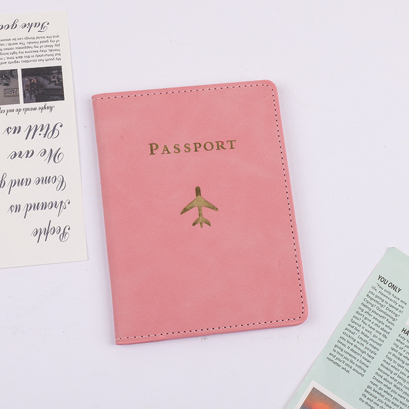 Θήκη Διαβατηρίου PU για έγγραφα - αδιάβροχη, σχέδιο με γράμματα, αστικό στυλ, επένδυση PU