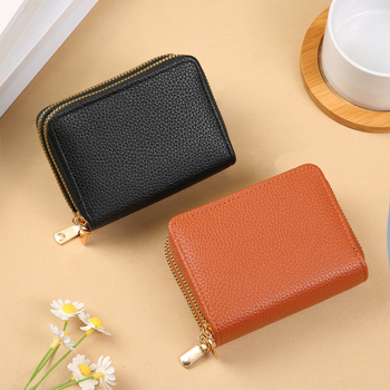 Καρτοθήκη από PU δέρμα, unisex, αστικός μινιμαλιστικό στυλ, αδιάβροχο