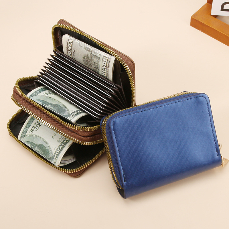 PU nahast kaarditasku, unisex, linna minimalistliku stiiliga, veekindel